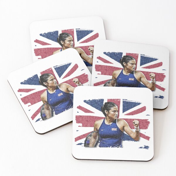 Item preview, Emma Raducanu Union Jack designed and sold by Aemeth.