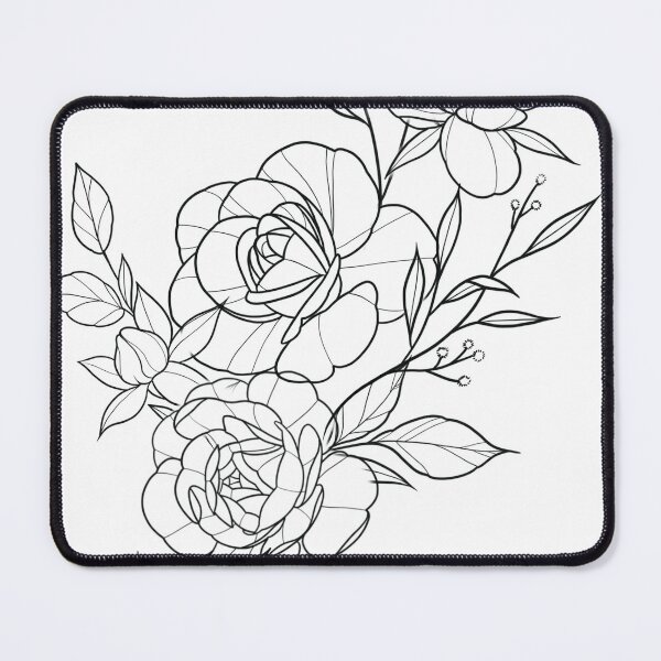 Item preview, Floral Tattoo Design designed and sold by MatrixTattoo.