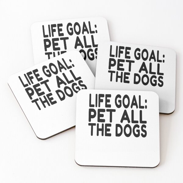 Item preview, Life Goal - Pet All The Dogs designed and sold by Fatimah Saeed.