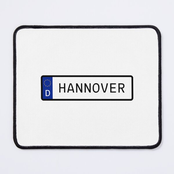 Item preview, Hannover Germany EU Number Plate designed and sold by PatchMerch.