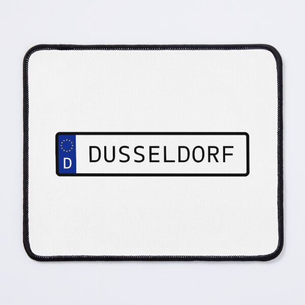 Item preview, Dusseldorf Germany EU Number Plate designed and sold by PatchMerch.