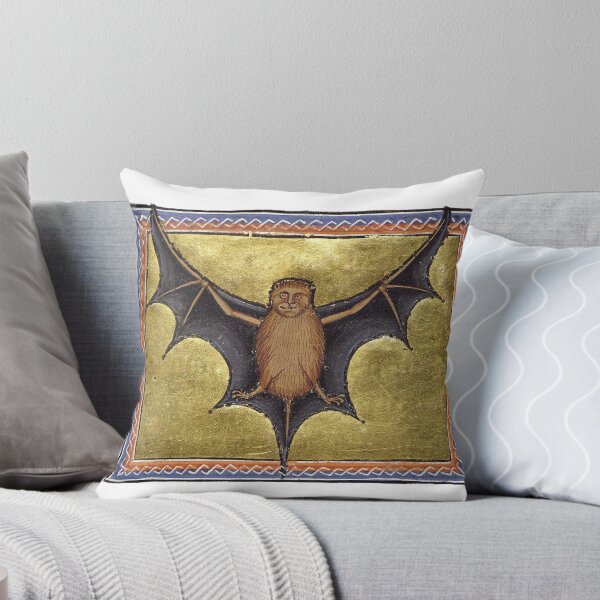 Item preview, Bat Illustration Aberdeen Bestiary Manuscript 16th Century designed and sold by rosaliemillen.