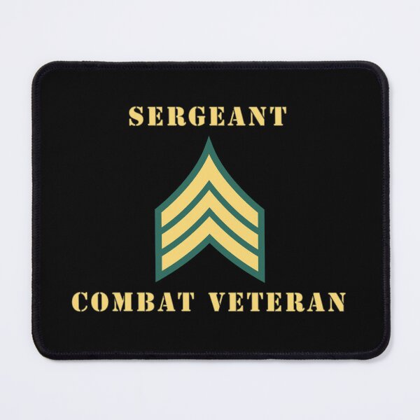 Item preview, Army - Sergeant - SGT - Combat Veteran designed and sold by Military Insignia Products.