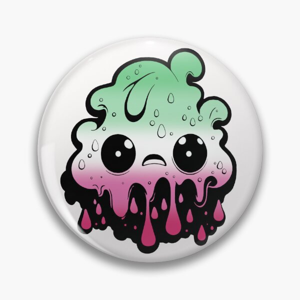 Item preview, Abrosexual Pride Flag Kawaii Monster , Subtle Abrosexual Rave Design designed and sold by Travelslightly.
