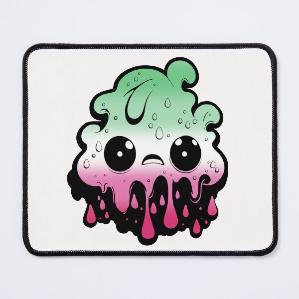 Item preview, Abrosexual Pride Flag Kawaii Monster , Subtle Abrosexual Rave Design designed and sold by Travelslightly.