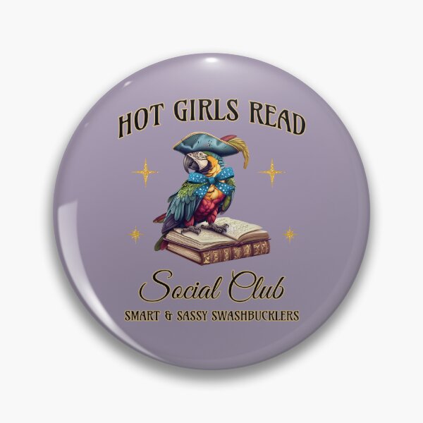 Item preview, Hot Girls Read Book Coquette Aesthetic Pirate designed and sold by CozyLightsStore.