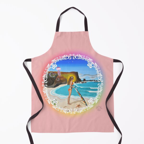 Item preview, Surfer, tropical rainbow beach designed and sold by GabiVitryArt.
