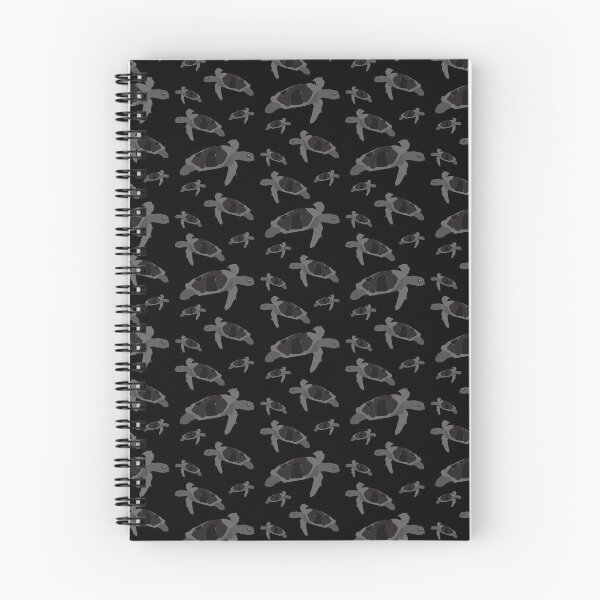 Item preview, TURTLE BLACK OCEAN -BLACK AND WHITE  designed and sold by Lovesicker.