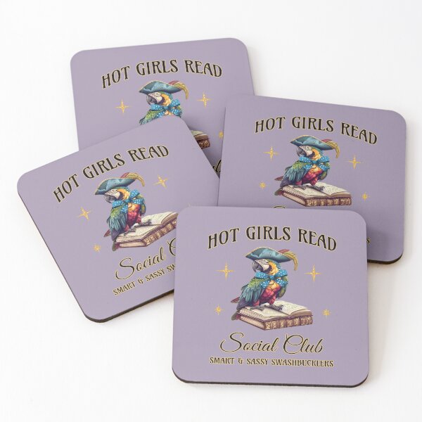 Item preview, Hot Girls Read Book Coquette Aesthetic Pirate designed and sold by CozyLightsStore.