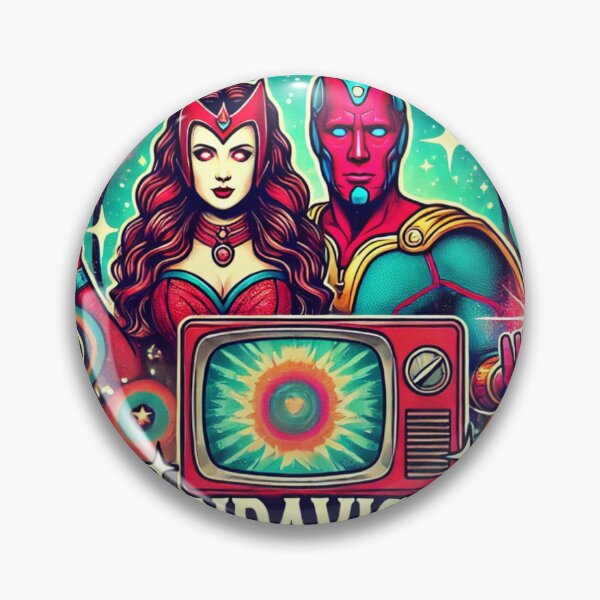 Item preview, Scarlet Witch and Vision designed and sold by theycallmeech0.