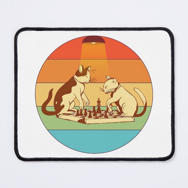 Item preview, Chess Cats Under the Lamp: Vintage Feline Chess Masters T-Shirt designed and sold by GorinART.