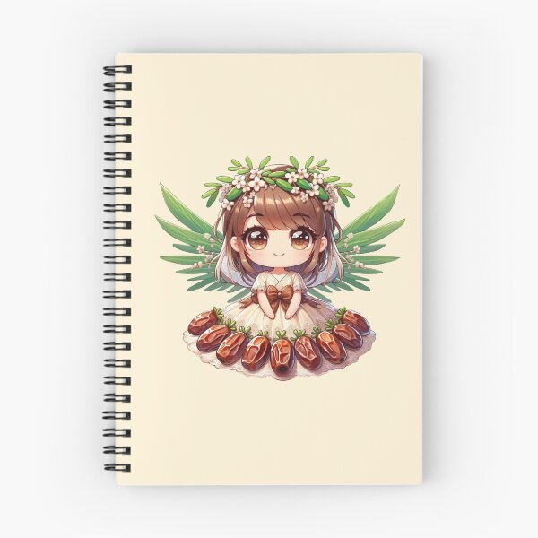 Item preview, Date Palm Fairy Illustration Magical Elf Manga Anime Kawaii Chibi Exotic Fruits Orient designed and sold by Annika Shurafa.