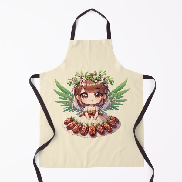 Item preview, Date Palm Fairy Illustration Magical Elf Manga Anime Kawaii Chibi Exotic Fruits Orient designed and sold by Annika Shurafa.