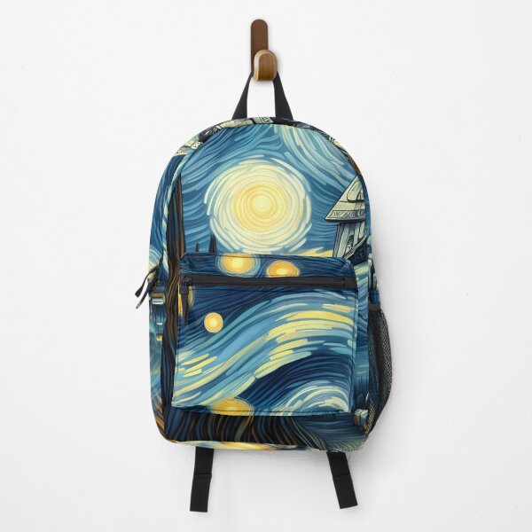 Item preview, Spacecraft Under Starry Night designed and sold by RkskArt.