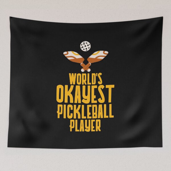 Item preview, World's Okayest Pickleball Player designed and sold by 87-Aesthetics.