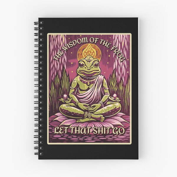 Item preview, The wisdom of the frog designed and sold by ValentinaHramov.