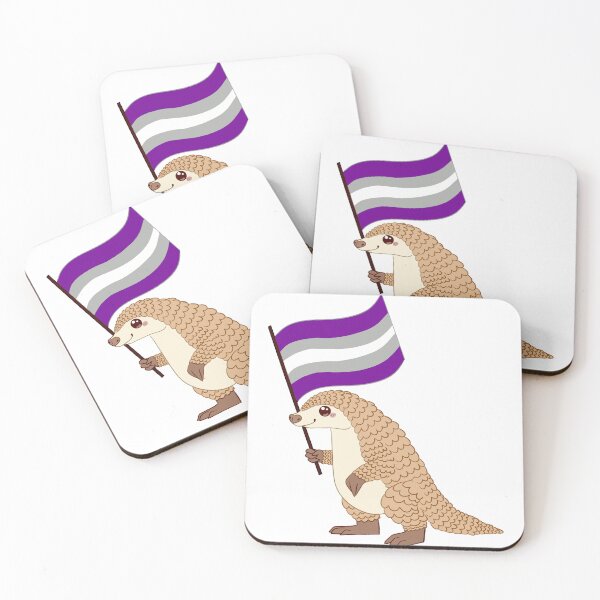 Item preview, Greysexual Pride Pangolin designed and sold by Zac Stigdon.