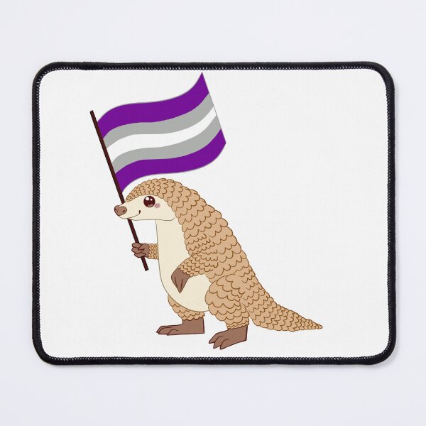 Item preview, Greysexual Pride Pangolin designed and sold by Zac Stigdon.