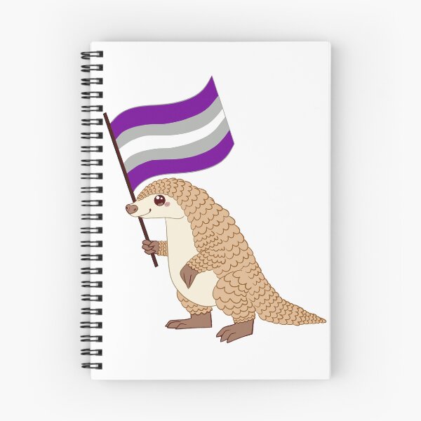 Item preview, Greysexual Pride Pangolin designed and sold by Zac Stigdon.