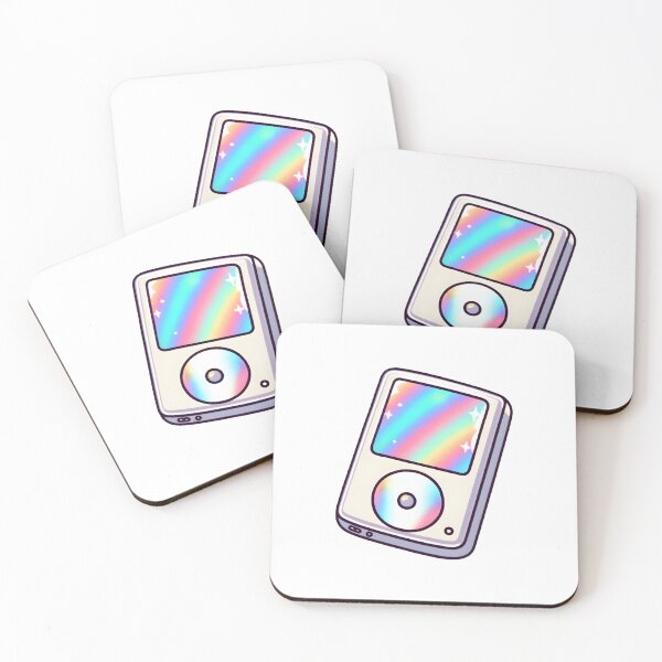 Item preview, Retro Rainbow Music Player designed and sold by UmbrellaStudio1.