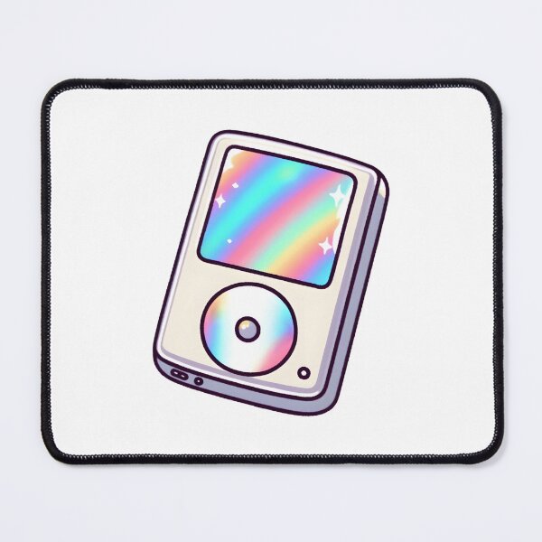 Item preview, Retro Rainbow Music Player designed and sold by UmbrellaStudio1.