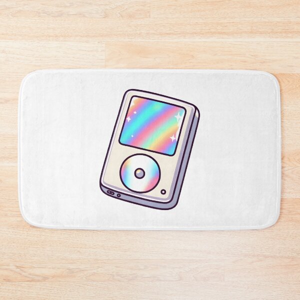 Item preview, Retro Rainbow Music Player designed and sold by UmbrellaStudio1.
