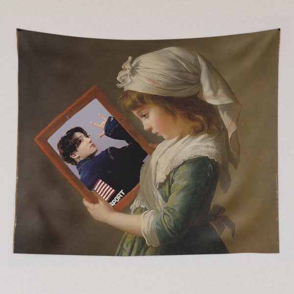 Item preview, Julie Le Brun Looking at Jungkook designed and sold by Maerlyn8.