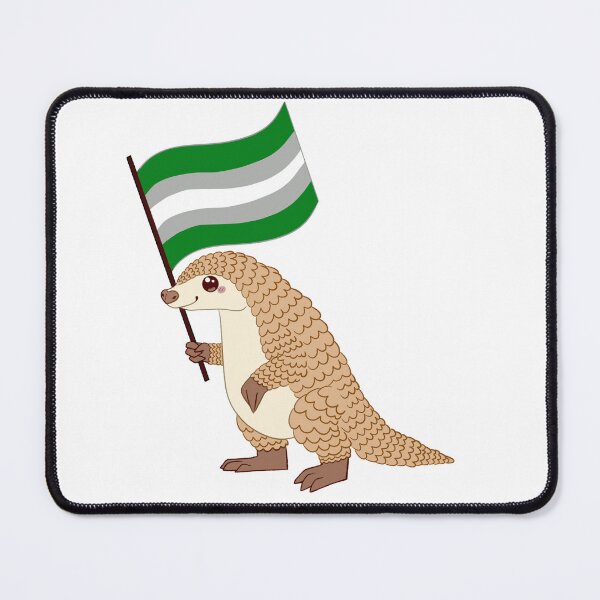 Item preview, Greyromantic Pride Pangolin designed and sold by Zac Stigdon.