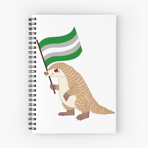 Item preview, Greyromantic Pride Pangolin designed and sold by Zac Stigdon.