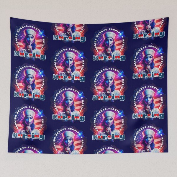 Item preview, Patriotic American nurse, 4th of july nurse design designed and sold by WuweiDG.