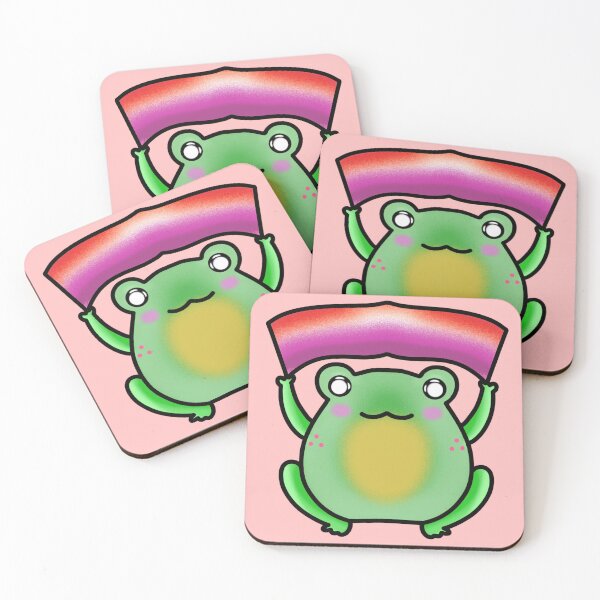 Item preview, Cute lesbian pride flag designed and sold by Quacktails.