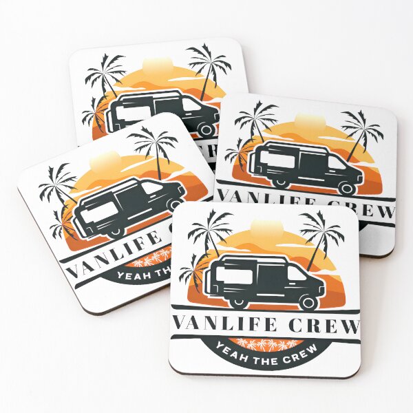 Item preview, VANLIFE CREW "YEAH THE CREW" WHITE DESIGN designed and sold by Shannon Rogers.