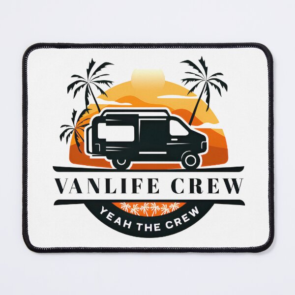 Item preview, VANLIFE CREW "YEAH THE CREW" WHITE DESIGN designed and sold by Shannon Rogers.