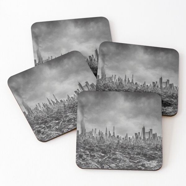 Item preview, B&W City Landscape designed and sold by The Print Collective.