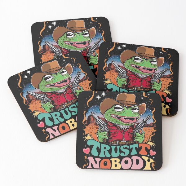 Item preview, The Frog Cowboy Trust Nobody designed and sold by LisaFagin.