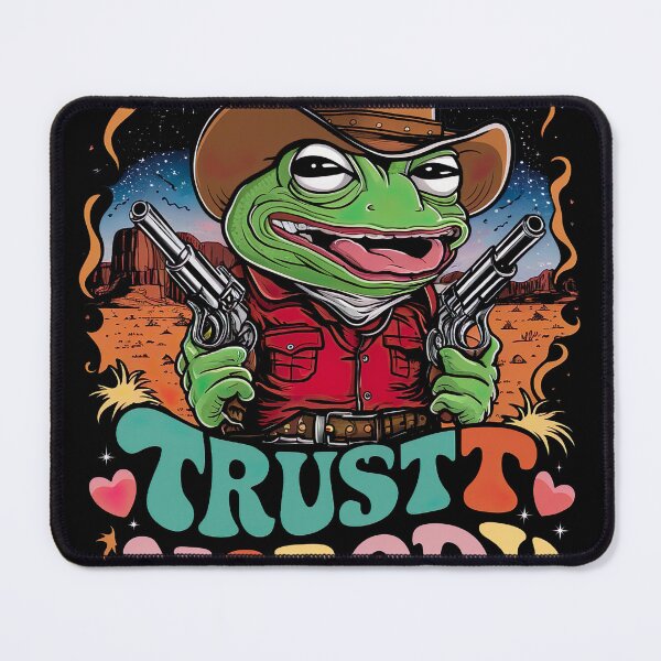 Item preview, The Frog Cowboy Trust Nobody designed and sold by LisaFagin.