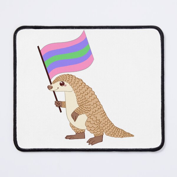 Item preview, Trigender Pride Pangolin designed and sold by Zac Stigdon.