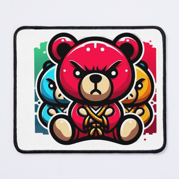 Item preview, angry zombie bear designed and sold by UMIMEDIA.