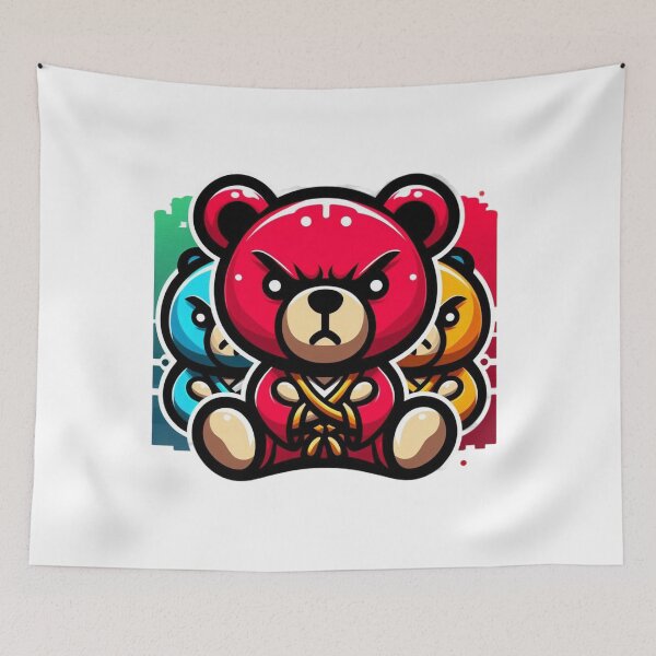 Item preview,  angry zombie bear designed and sold by UMIMEDIA.