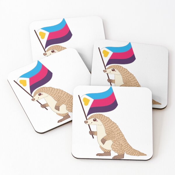 Item preview, Polyamorous Pride Pangolin designed and sold by Zac Stigdon.