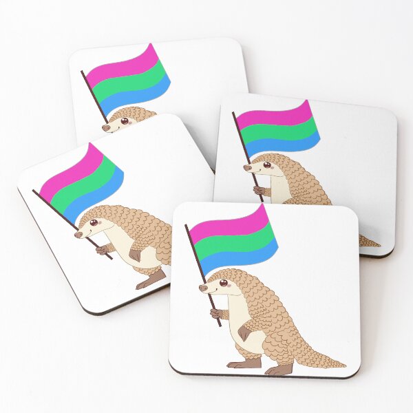 Item preview, Polysexual Pride Pangolin designed and sold by Zac Stigdon.