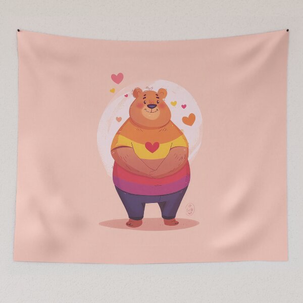 Item preview, Bear Pride designed and sold by MidArtForge.