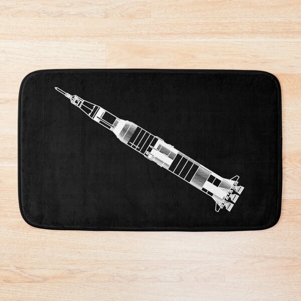 Item preview, The Apollo Mission's Saturn V Rocket - white designed and sold by Top Quark Design.