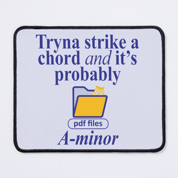 Item preview, Strike a chord A-Minor Graphic Shirt designed and sold by biancallorin.