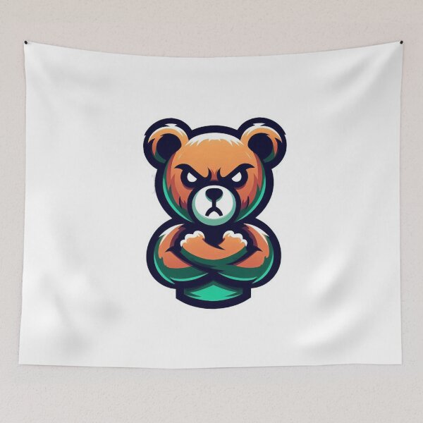 Item preview,   angry zombie bear designed and sold by UMIMEDIA.
