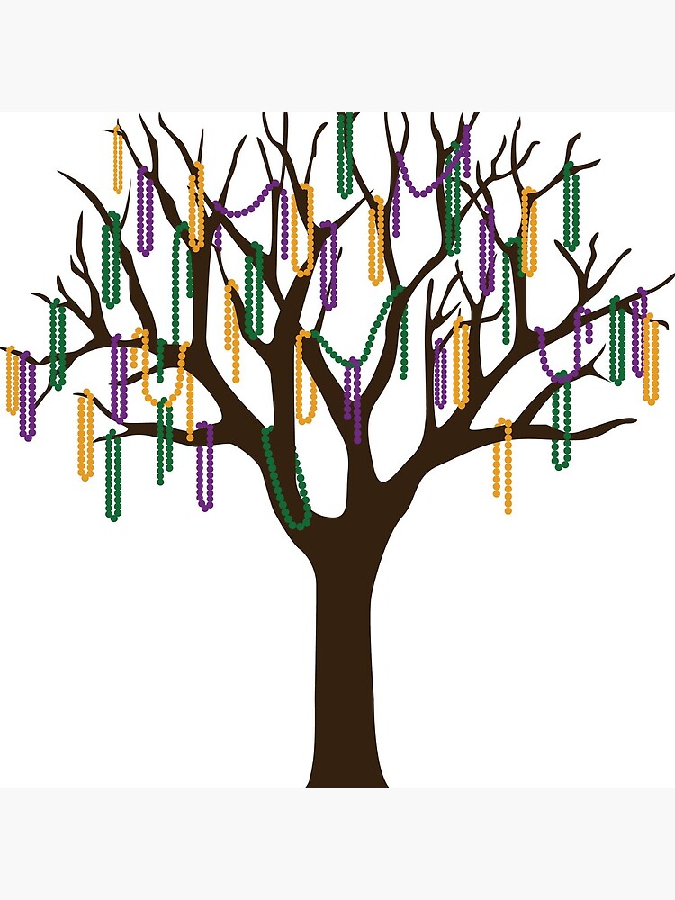 Tulane Mardi Gras Bead Tree by estoller