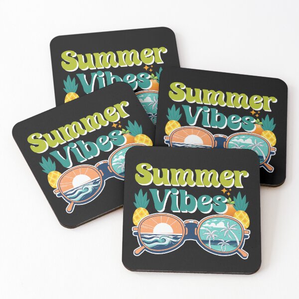 Artikelvorschau, Coole Sommerstimmung Typografisches farbenfrohes tropisches Sommerdesign entworfen und verkauft von Raise2Shine.