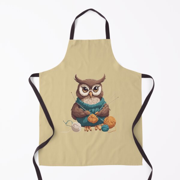 Item preview, Owl Knitting Lovers designed and sold by MomentumCloset.
