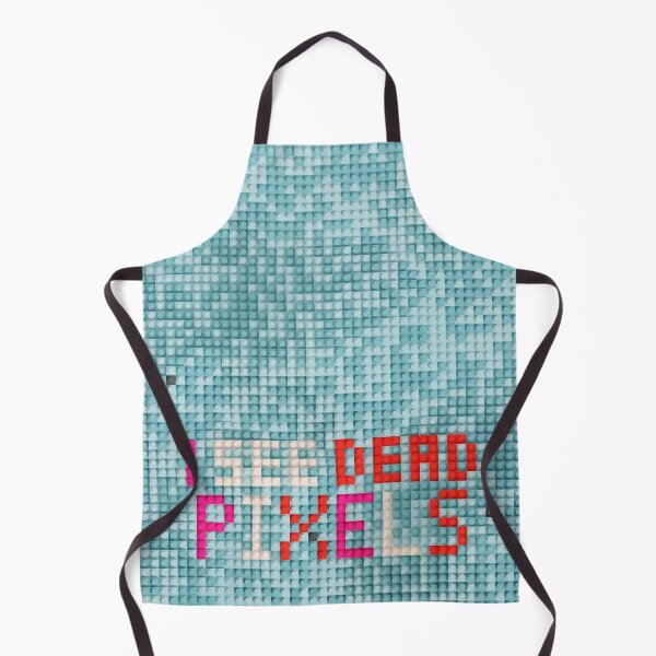 Item preview, 'I see dead pixels' Randomly coloured brick puzzles with wavy backgrounds designed and sold by trepiu.