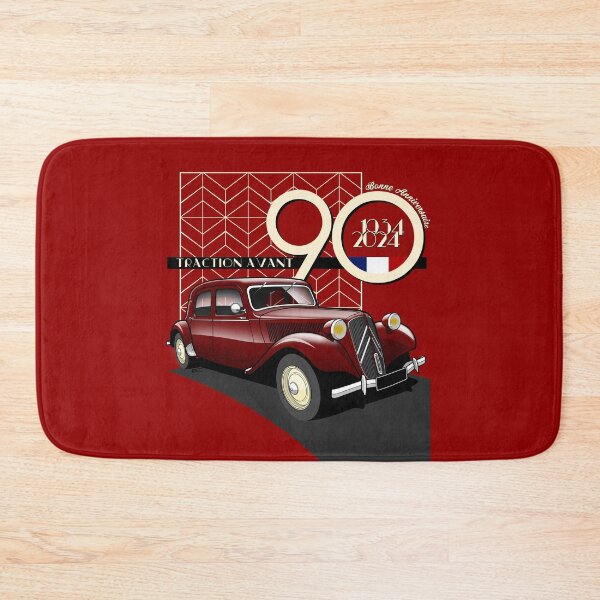 Item preview, Traction Avant 90th 3/4 outline graphic illustration  designed and sold by RJWautographics.